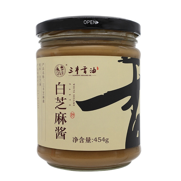 三丰香油白芝麻酱454g*1瓶 454 克