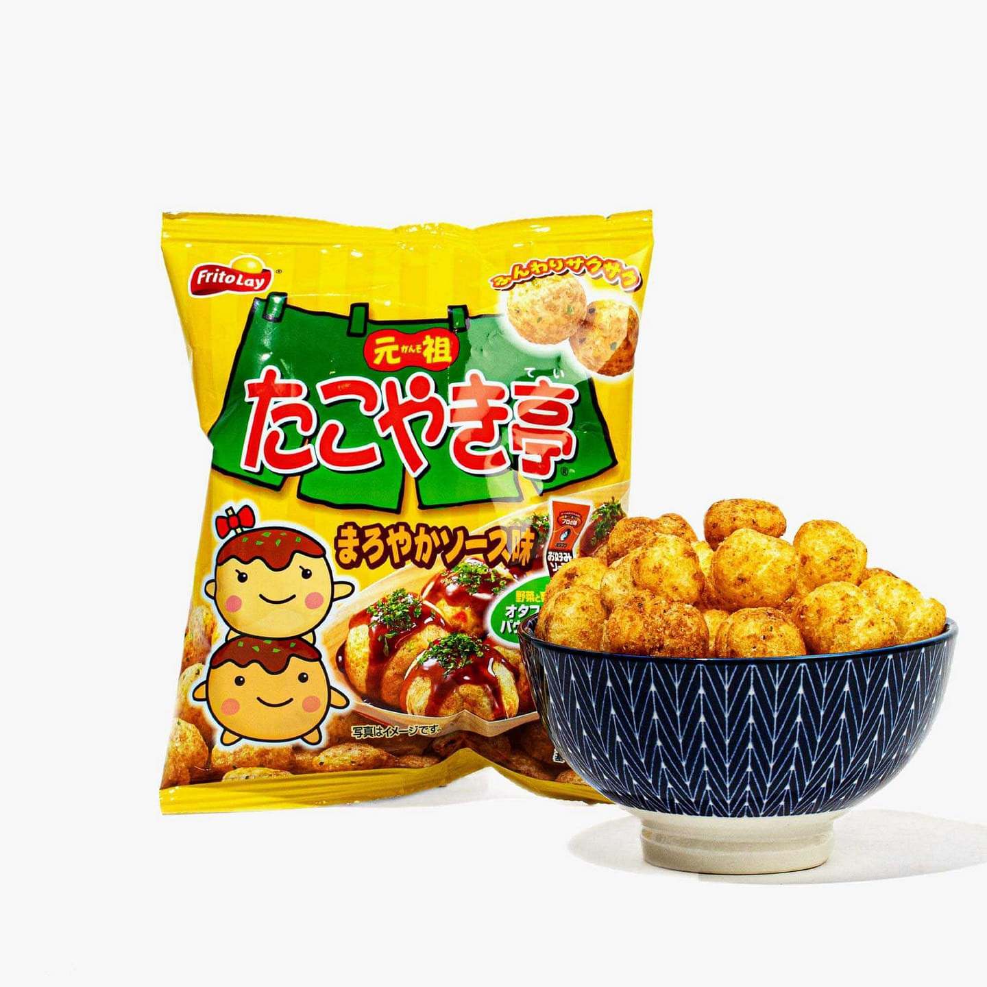 Takoyaki Tei Corn Puffs (1 Bag) 77 g