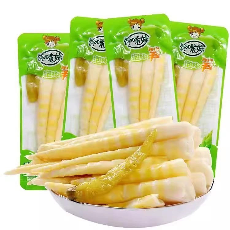 Sweet Girl – Pickled Pepper flavored bamboo shoots 35g/ bag 35 g