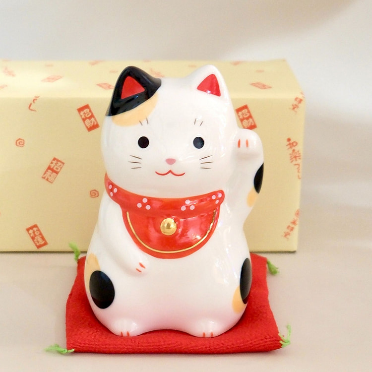 Japan Yakuho Fortune Cat S/M/L(Gift Box) Black L