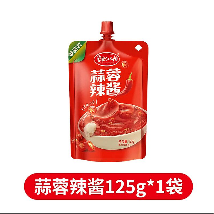 Prairie Red Sun Garlic Chili Sauce 125g*1 Bag 125 g