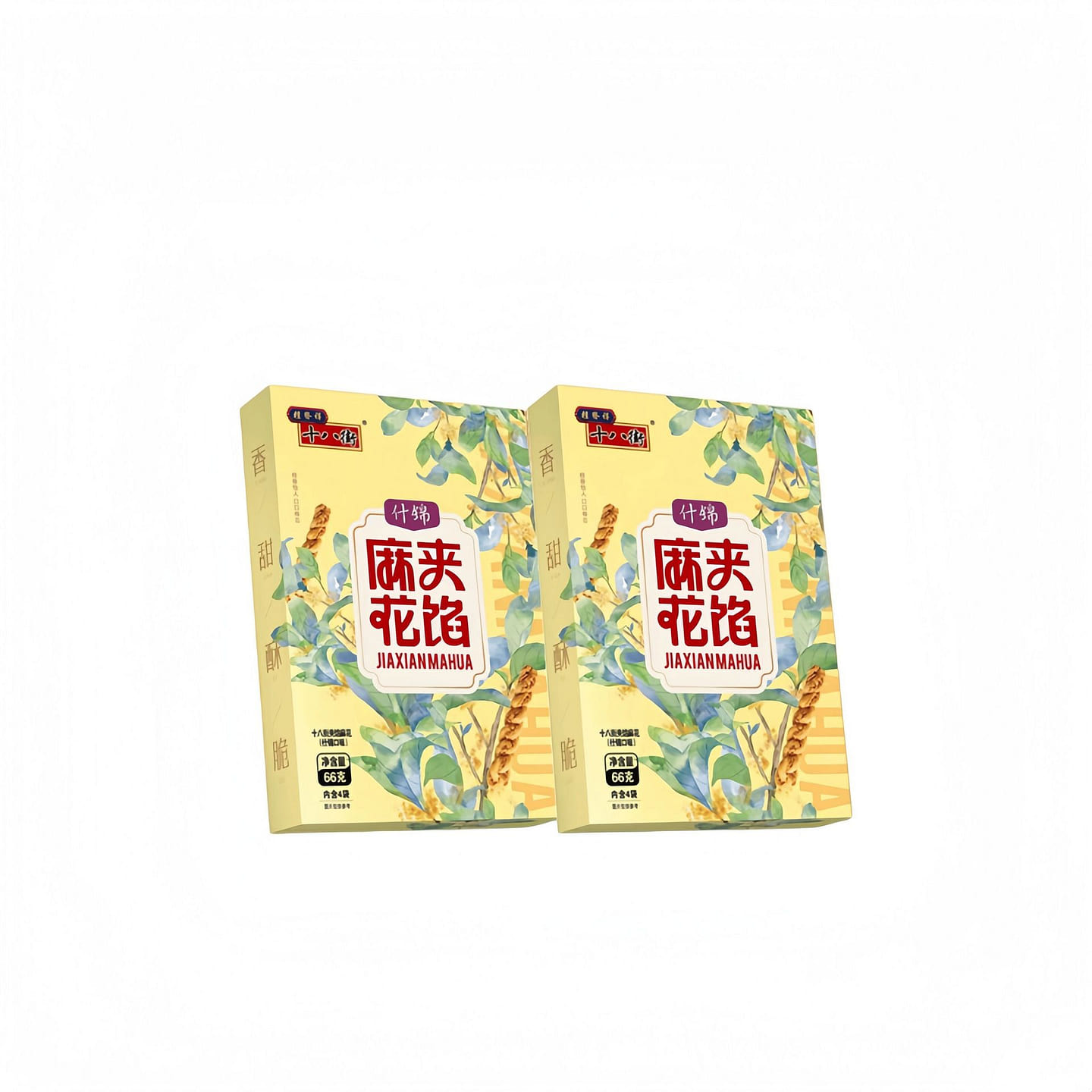 Stuffed Twisted Pastry 66g*2 boxes Assorted Flavor 132 g