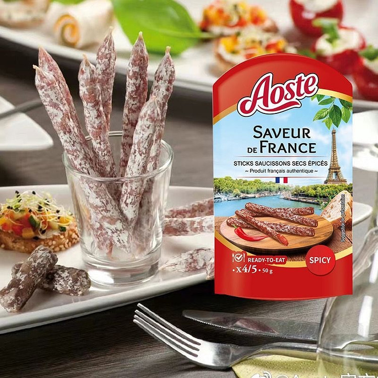 Aoste salami sausage