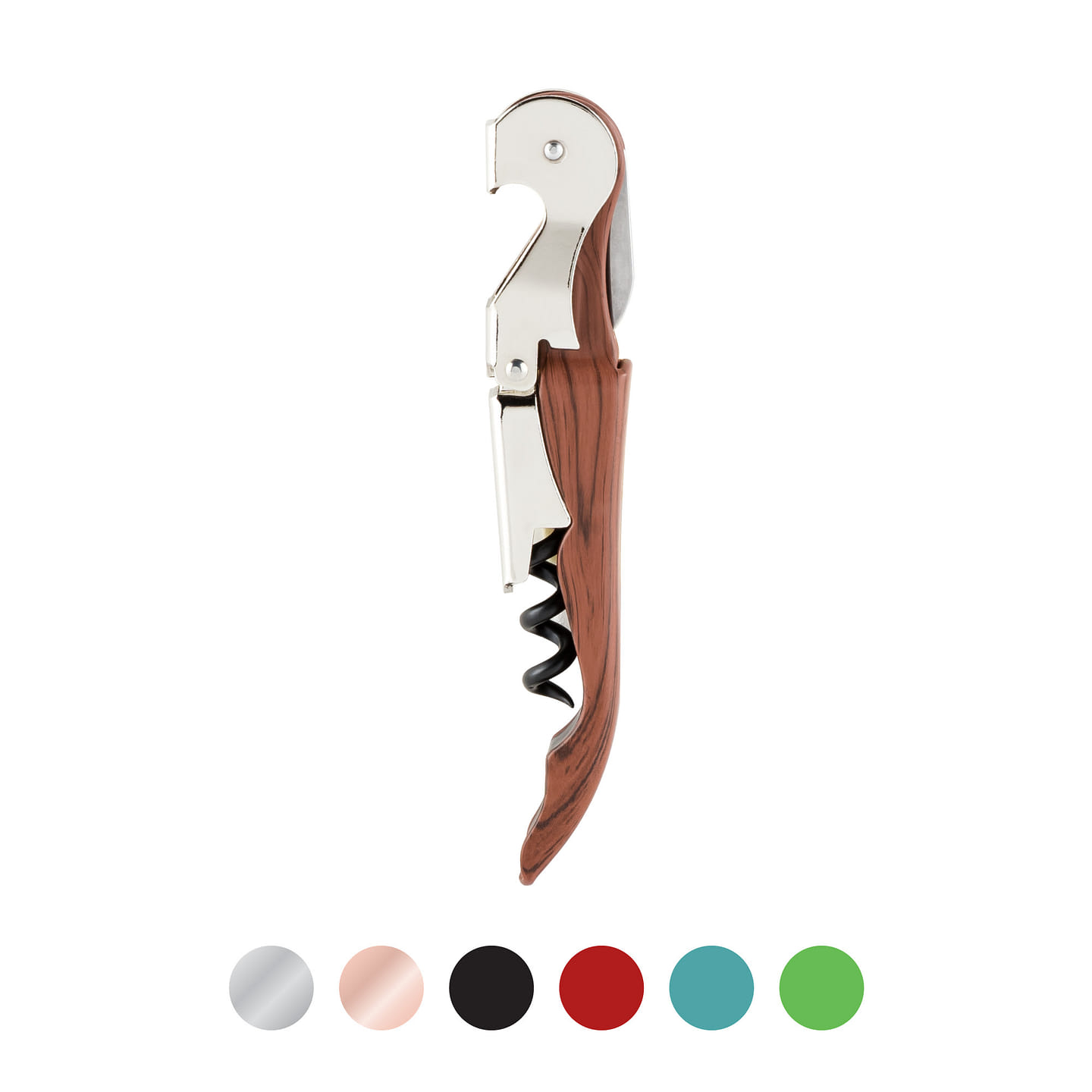 Truetap™: Riveted Wood Double Hinge Corkscrew 1 each