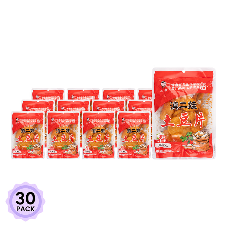 Dian Erwa Potato Chips（Hot&amp;Spicy flavor） 80 g*30 pack