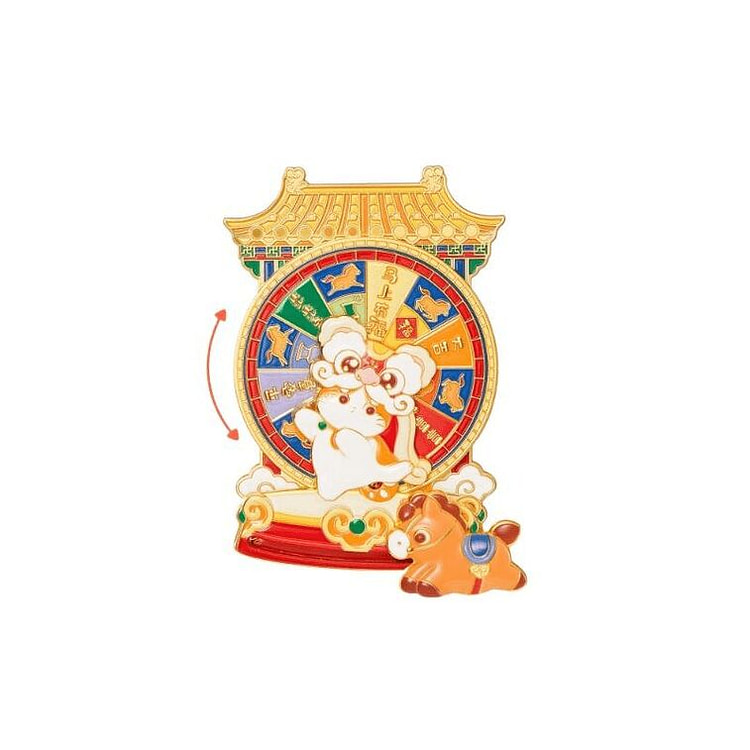 故宫淘宝 可动冰箱贴马上转运 9*6.3厘米 1 盒