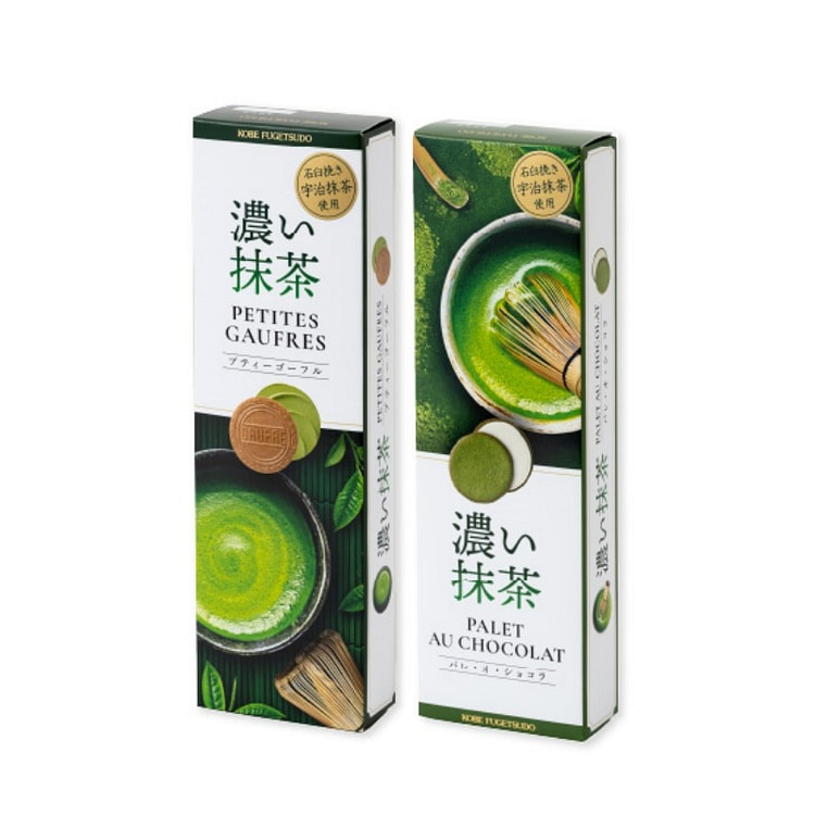 Kobe Fugetsudo Matcha Sandwich Cookies
