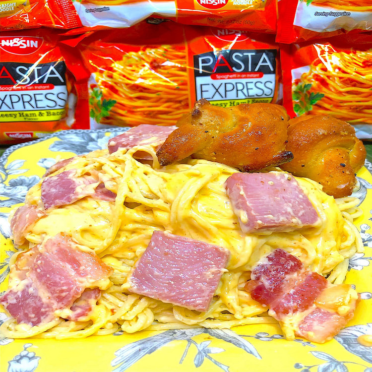 EXCLUSIVE FILIPINO "PASTA EXPRESS" HAM & CHEESE! 60 g