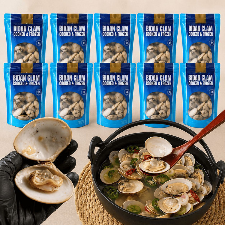냉동 해감자숙 비단조개 ( 100g ) 100 그램*50 팩