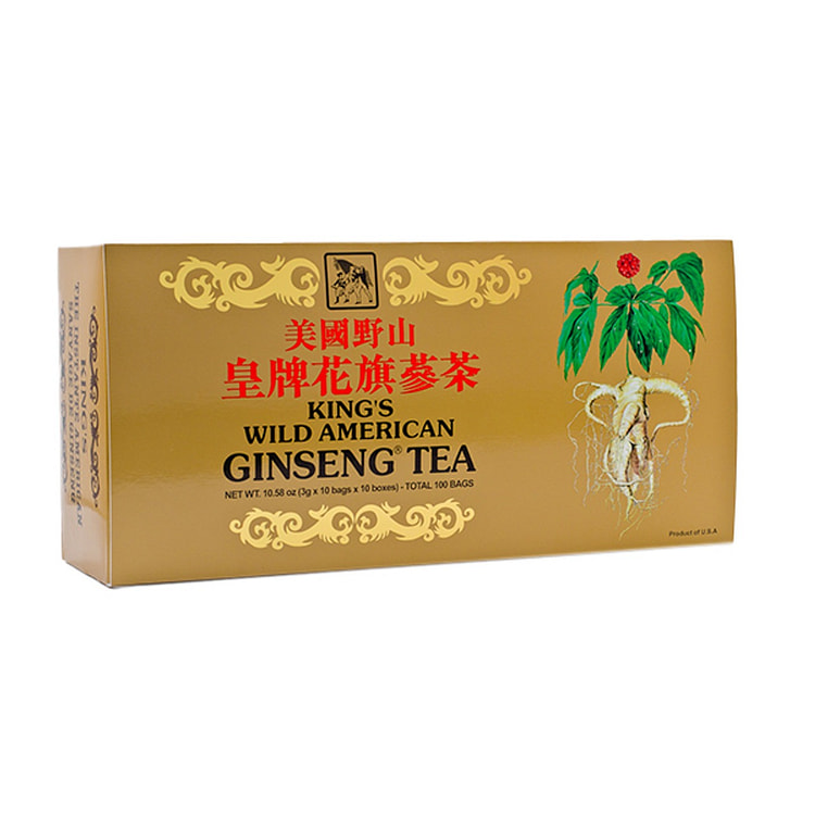 皇牌花旗蔘茶 100 包裝禮盒