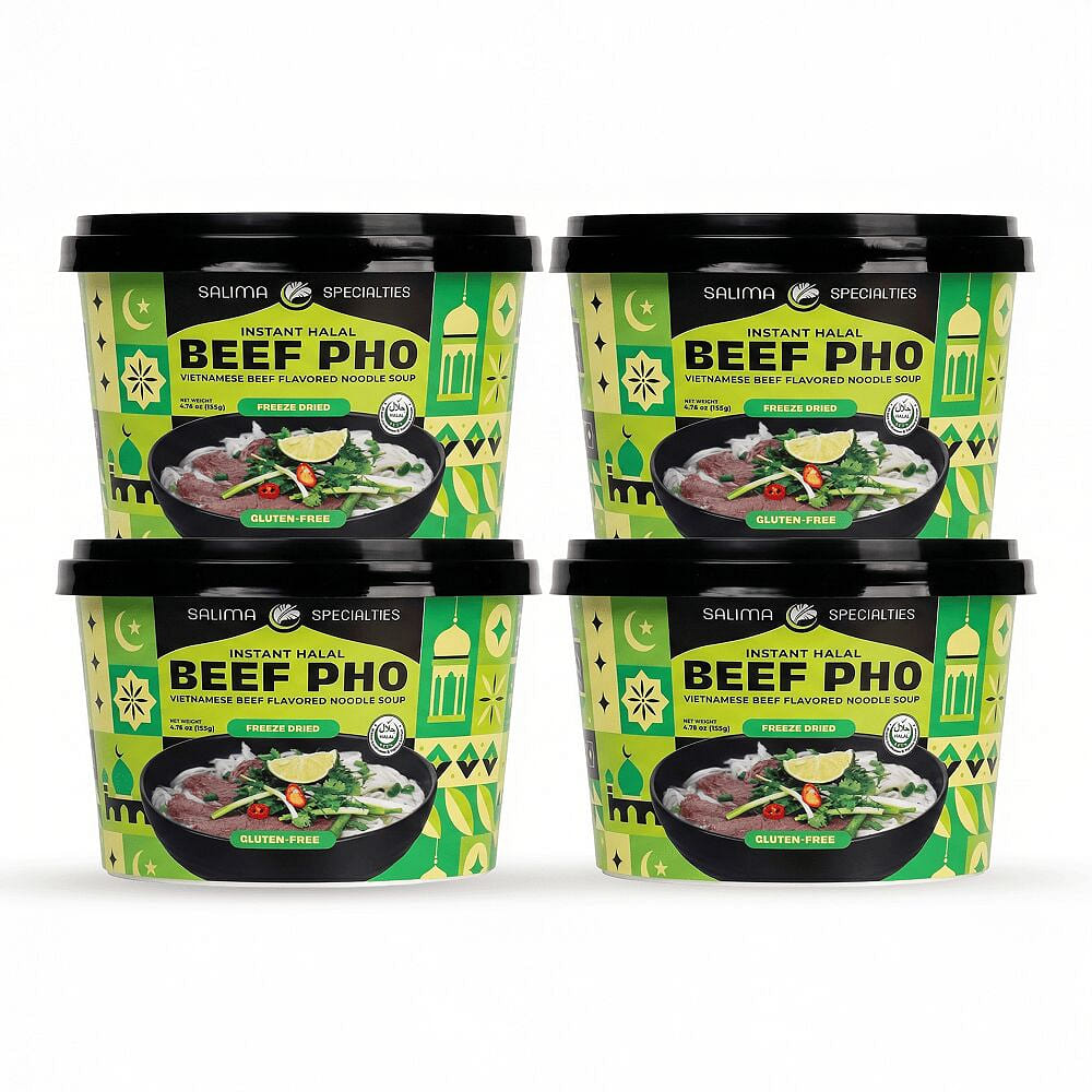 Salima Vietnamese Beef Pho Bowl, Pack of 4 Bowls 1 box*4 pack