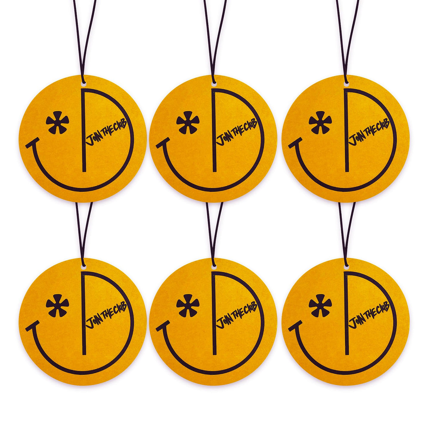Classic Yellow Premium Natural Essential Oil Car Air Fresheners – JoinTheClub 19.99 count