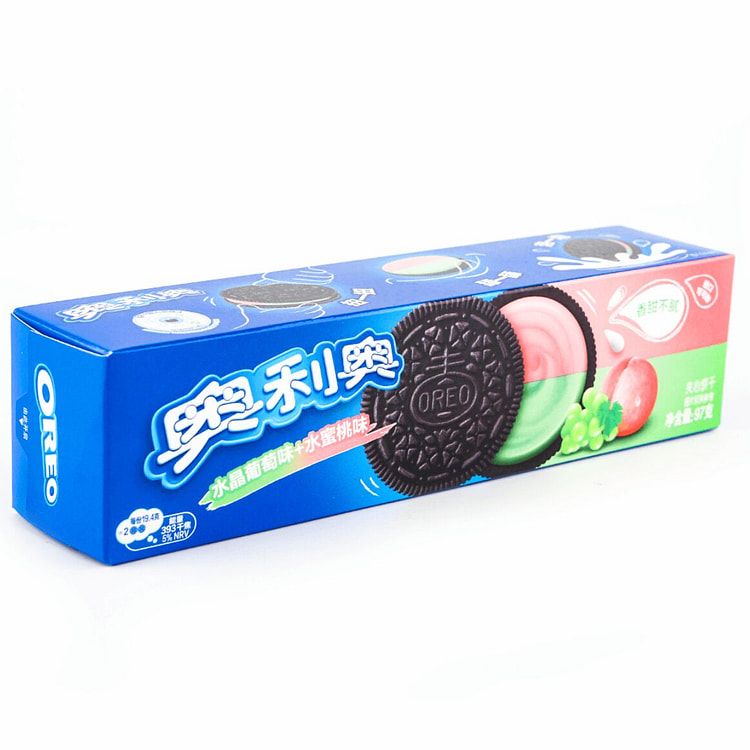 奥利奥 水晶葡萄+水蜜桃味 97g
