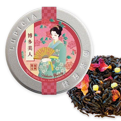 绿碧茶园 博多美人  百香果 玫瑰 红茶 50g