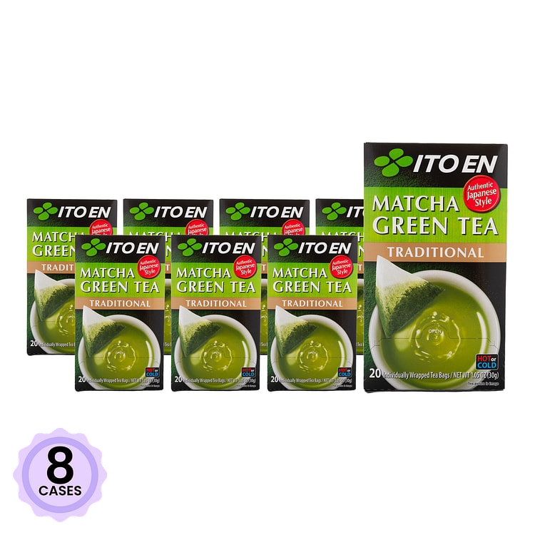 Trà Xanh Matcha Túi Lọc Itoen, Vị Truyền Thống 20 gói 0.05 oz*20 pack*8 cas