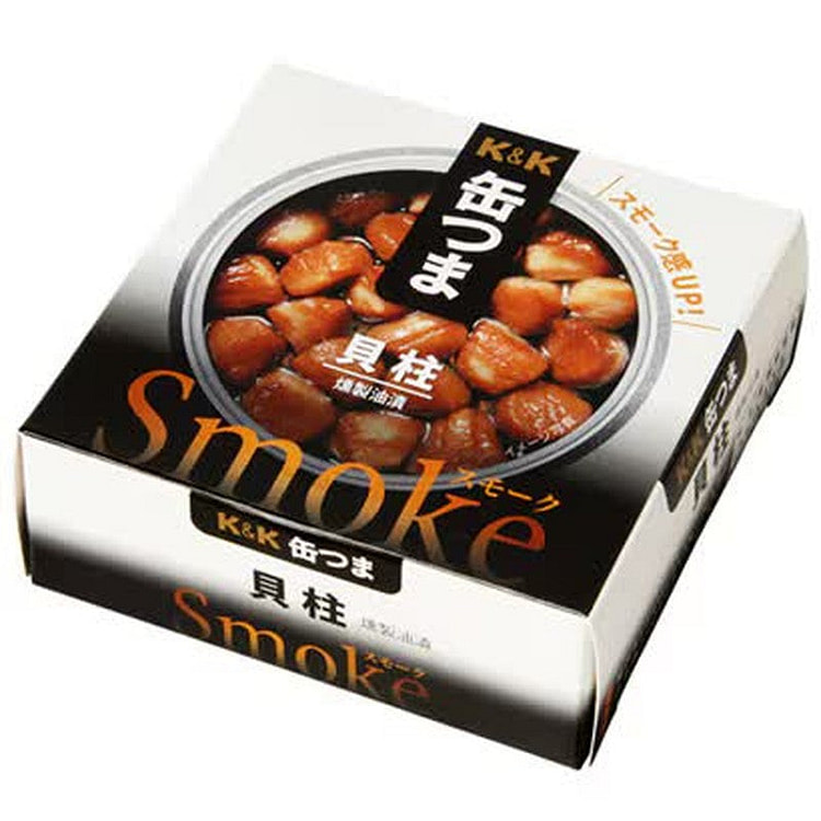 Kokubu Canned Smoked Scallops 50g [Canned] 1 each