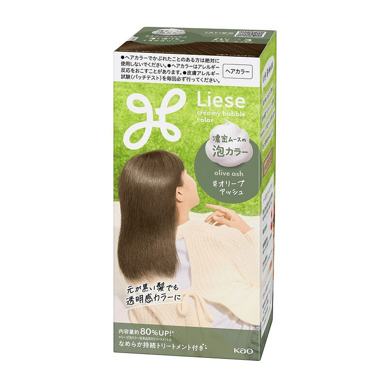 Kao Liese Prettia Foam Color Olive Ash 115mL 115 ml