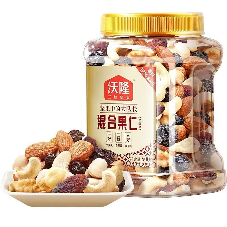 沃隆混合坚果 果仁组合 营养健康 500g