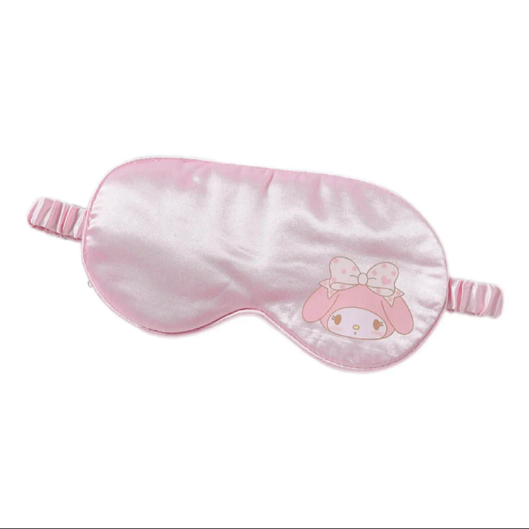 双面仿真丝遮光睡眠眼罩 可爱卡通绑带款 - 美乐蒂 1 个