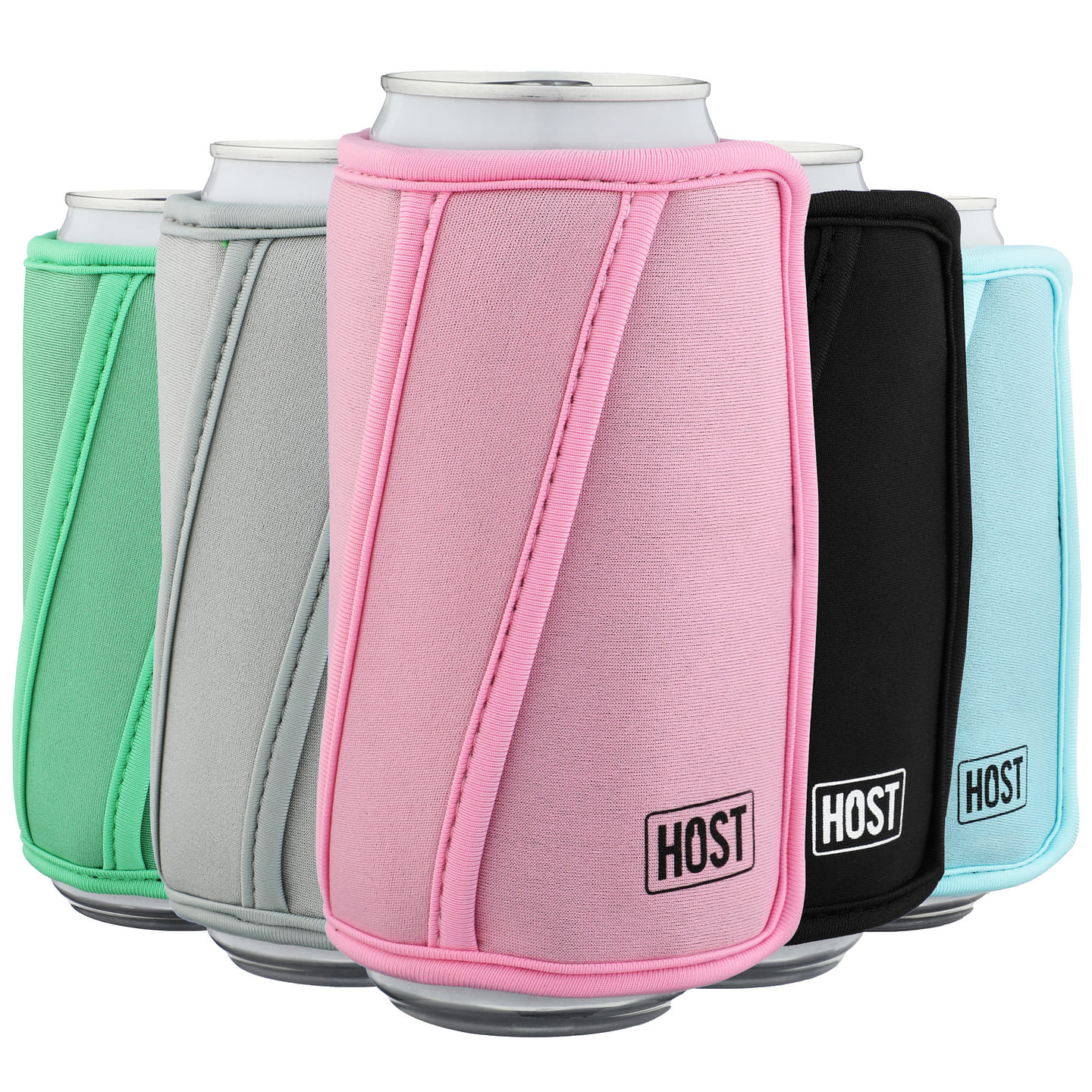 Insta-Chill Slim Can Sleeve in Pink by HOST® 1 each