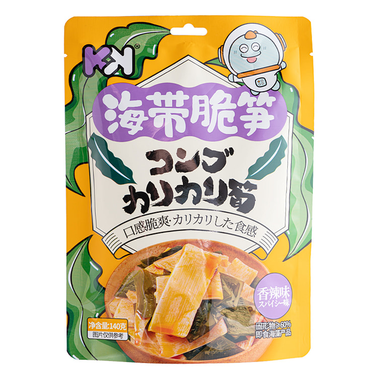 超友味 KK海带脆笋笋片香辣味零食 140g*1袋