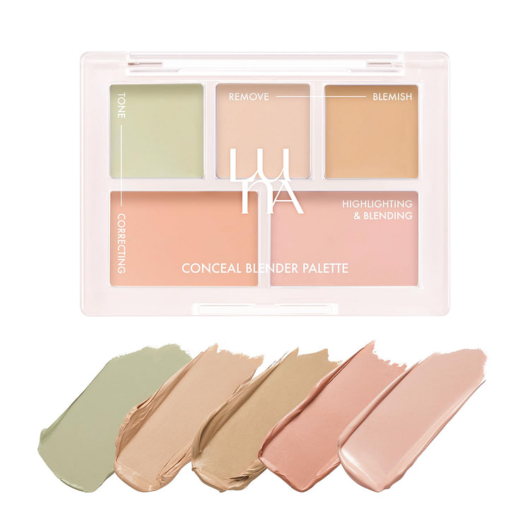 LUNA Conceal Blender Palette #01 Clear Cover 6 g