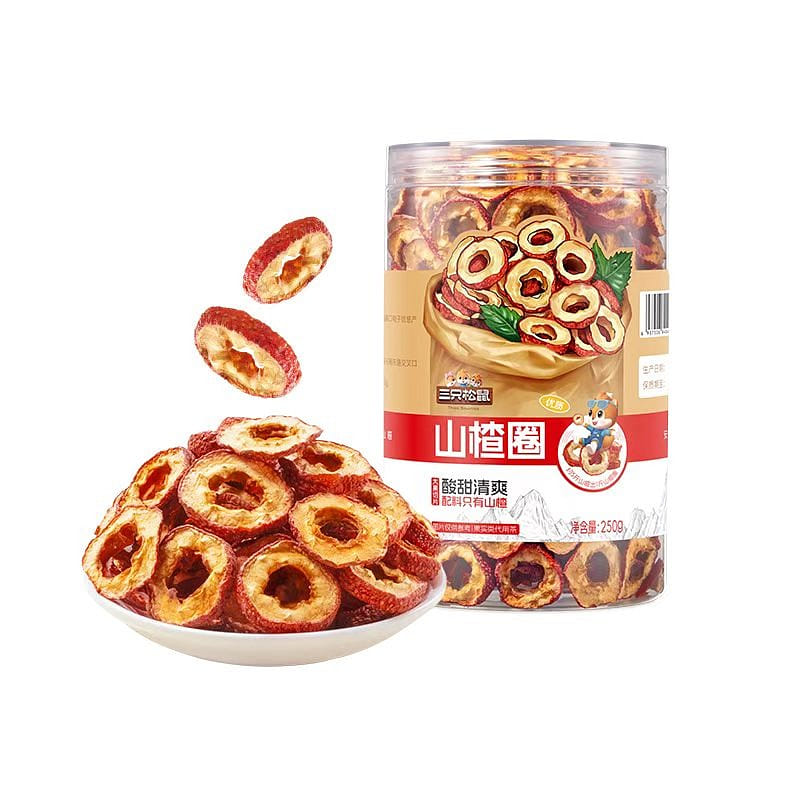 Three Squirrels Hawthorn Rings 250g 1 can