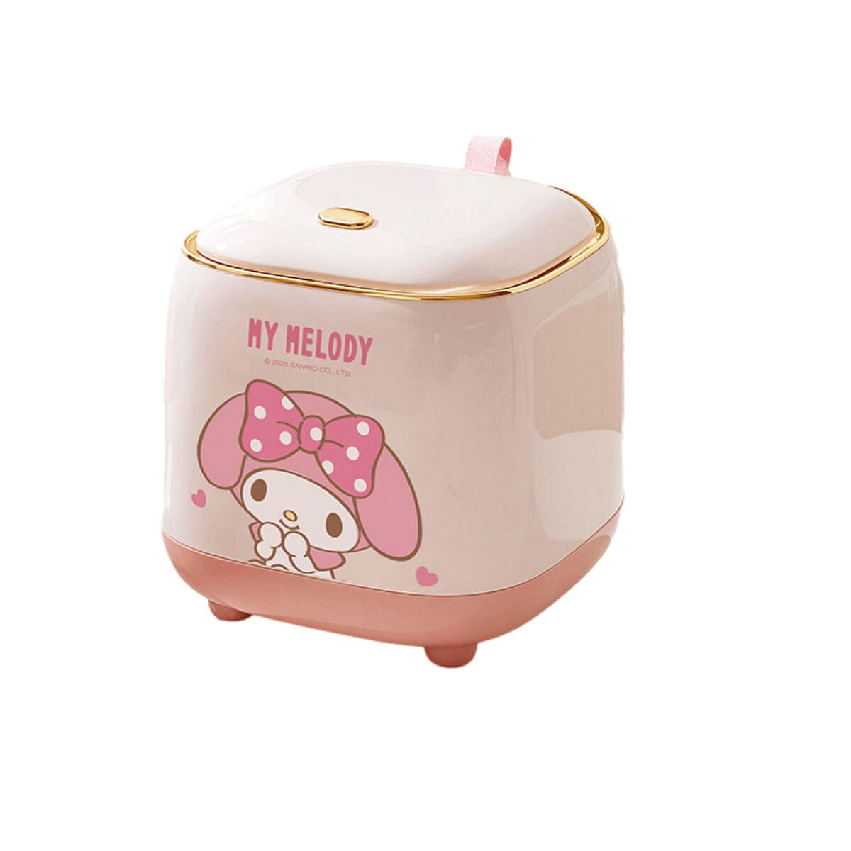 Desktop Mini Trash Can 1.5L Press-type – My Melody 1 count