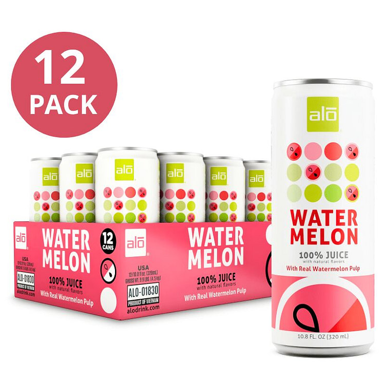 [Alo] Watermelon Juice - 10.8oz 12 Pack 1 each