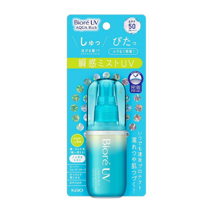 Biore UV Aqua Rich Mist SPF50 PA++++ 60ml 60 ml