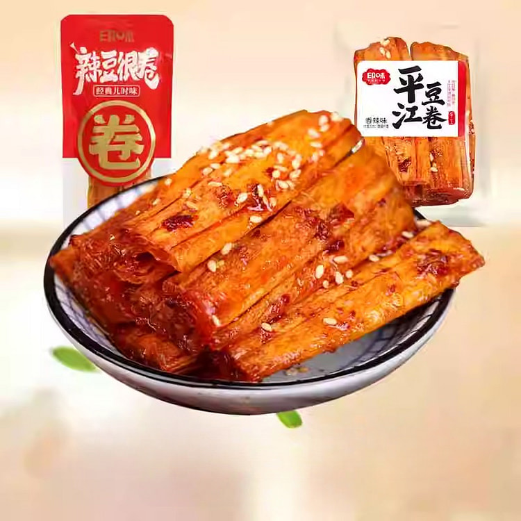 Yinwei Pingjiang hand torn bean slices and rolls, Hunan specialty snacks, t