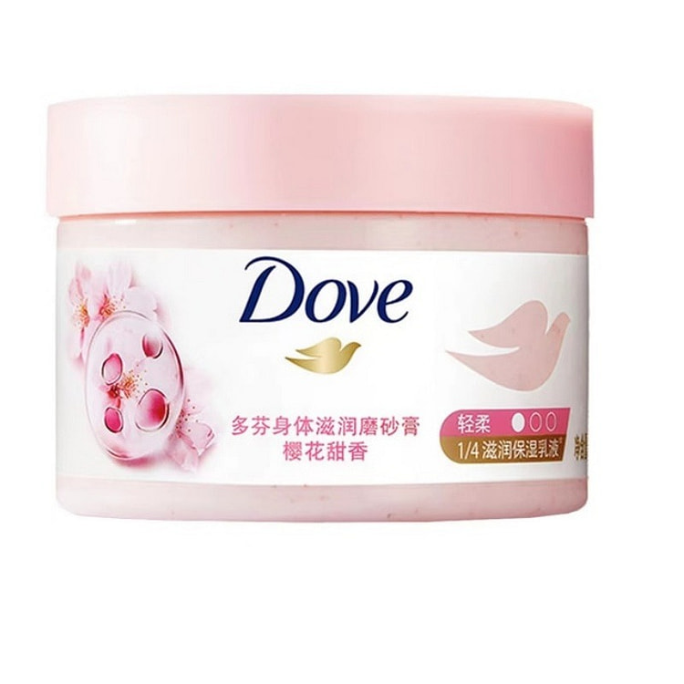 多芬 冰淇淋身体磨砂去角质  樱花甜香280g/瓶