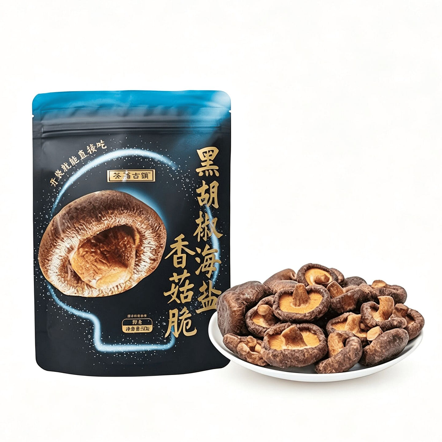 Crispy Shiitake Mushrooms with Black Truffle Flavo 50 g