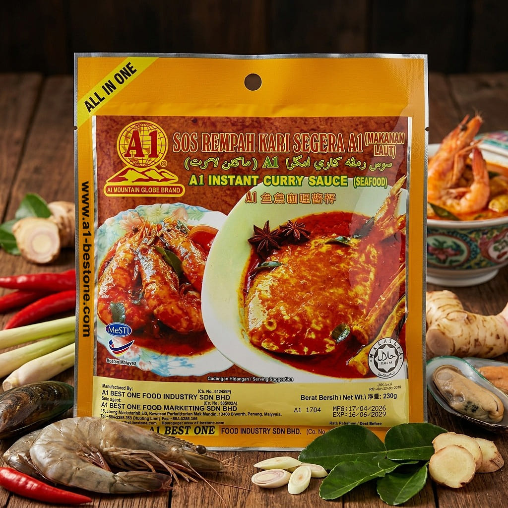 A1 instant Curry Sauce (Seafood) 230 g