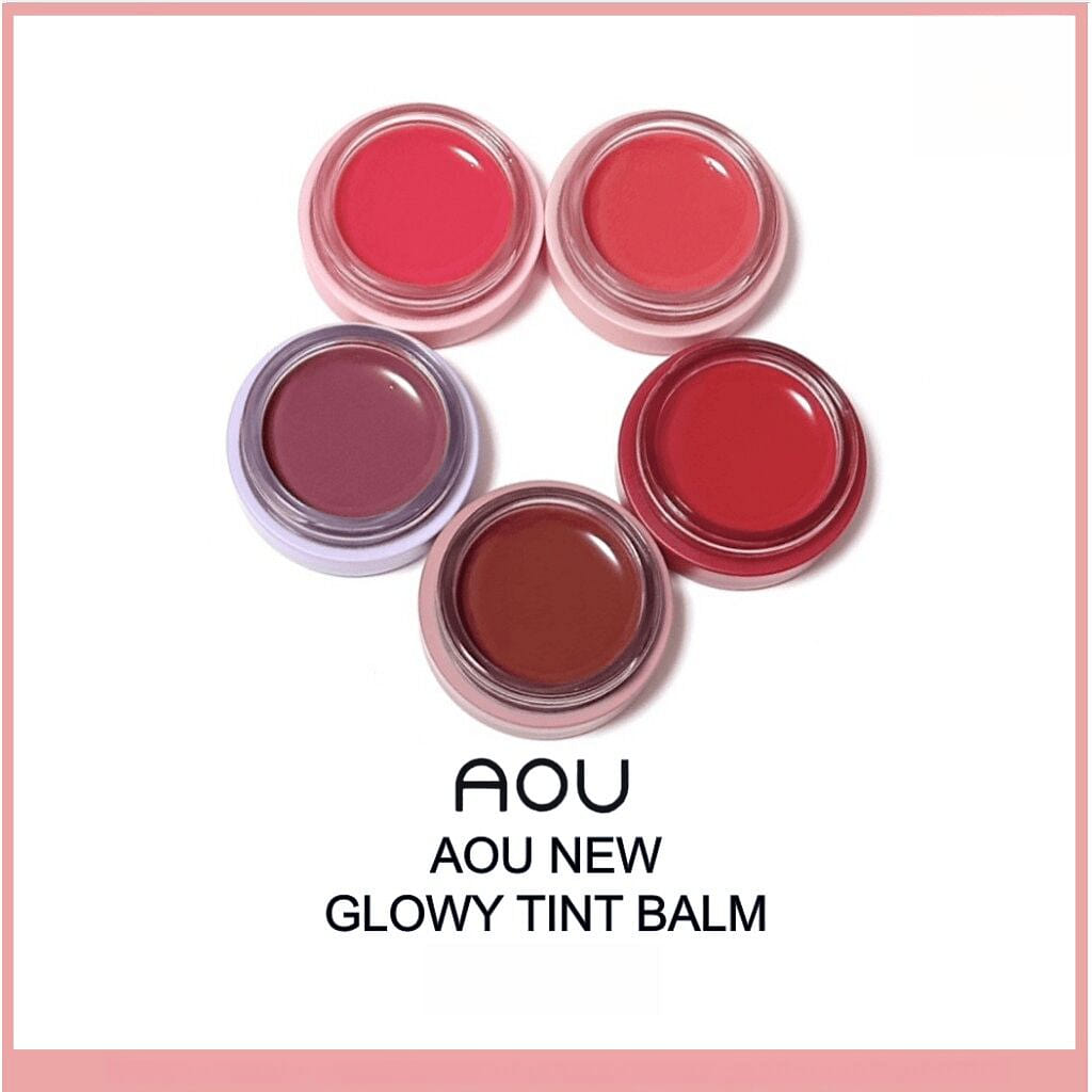 AOU GLOWY TINT BALM 3.5g #01 APPLE BALM 1 each