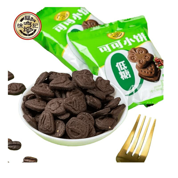 徐福记 低糖可可小饼 散装饼干约6小包