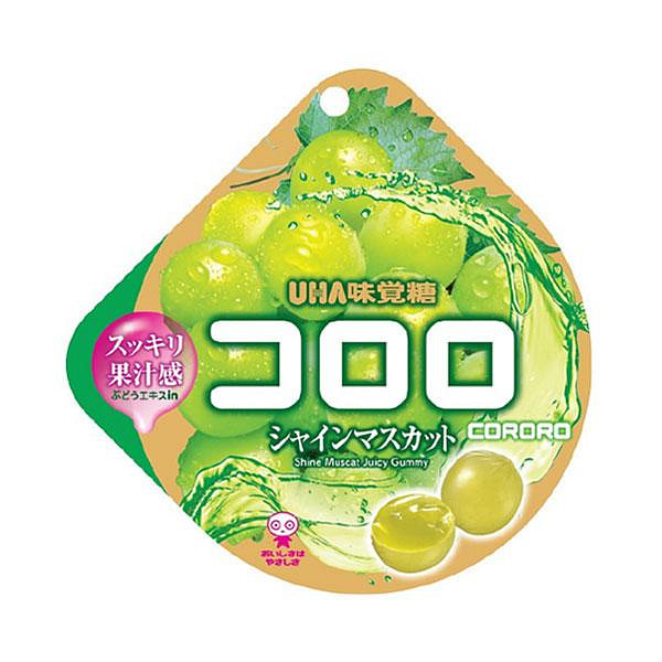 UHA Kororo Shine Muscat Gummy Candy 48g 1 pack