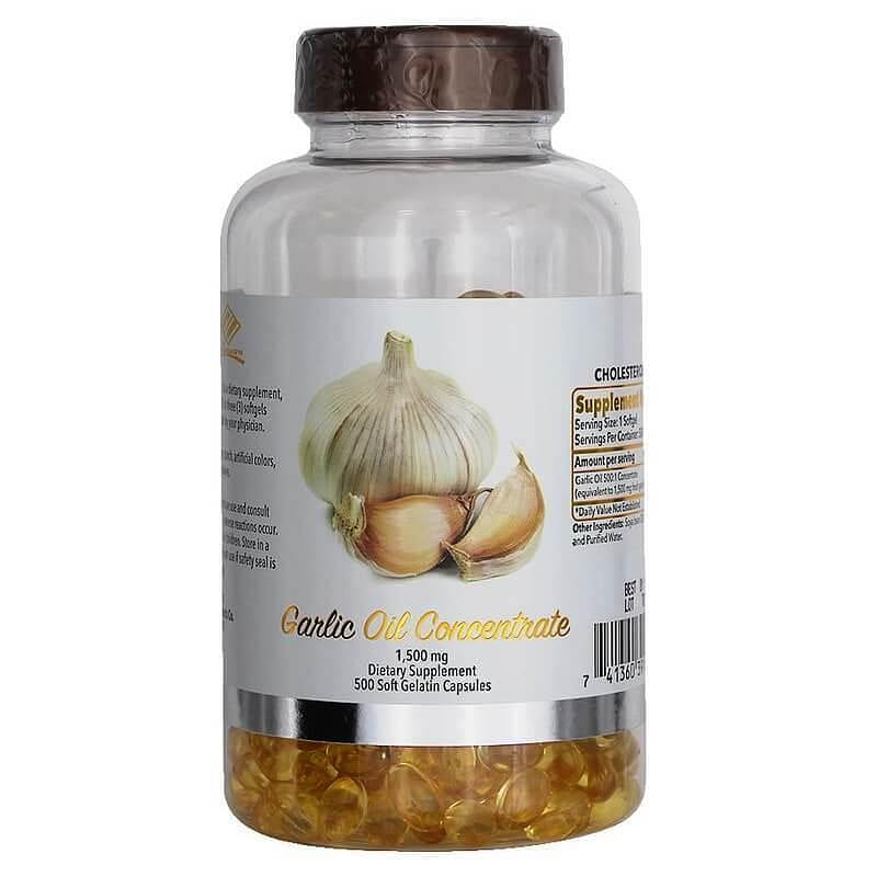 Garlic Oil 1,500mg (500 Softgels) 1 count