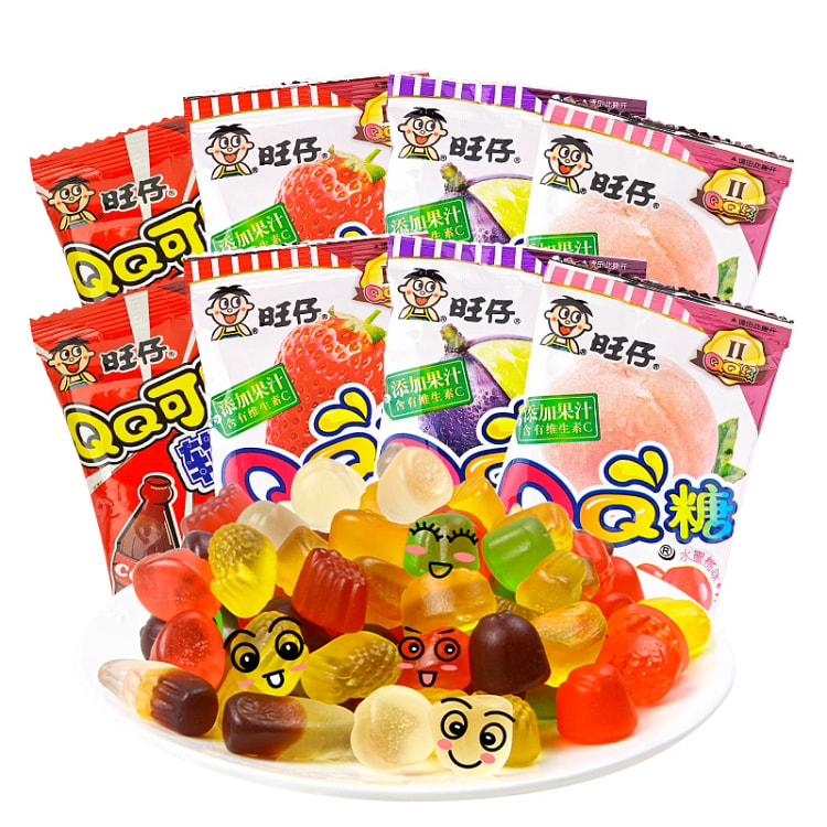 QQ syrup marshmallow mixed flavor Wangzi *10 packs