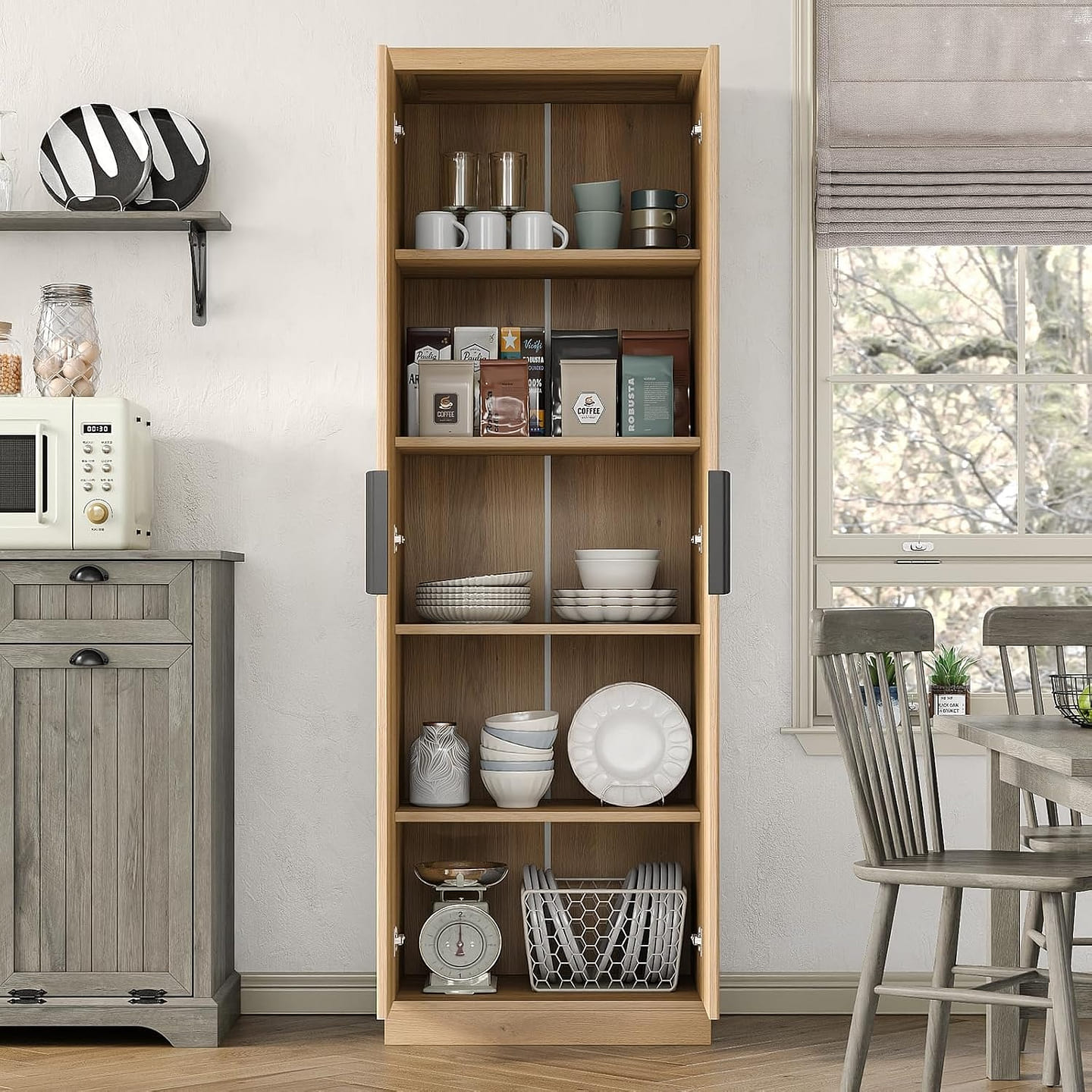 71'' Tall Storage Kitchen Pantry Cabinet 1 each
