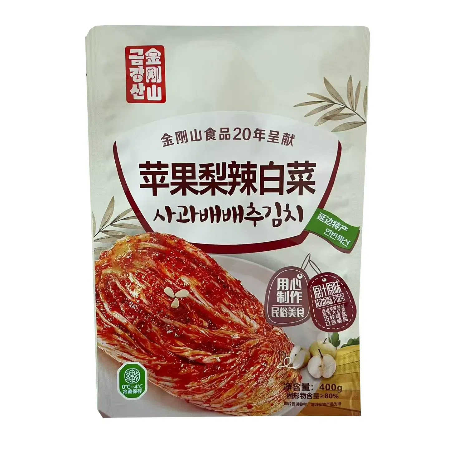 Geumgang Mountain Apple Pear Spicy Kimchi 400g*1 400 g