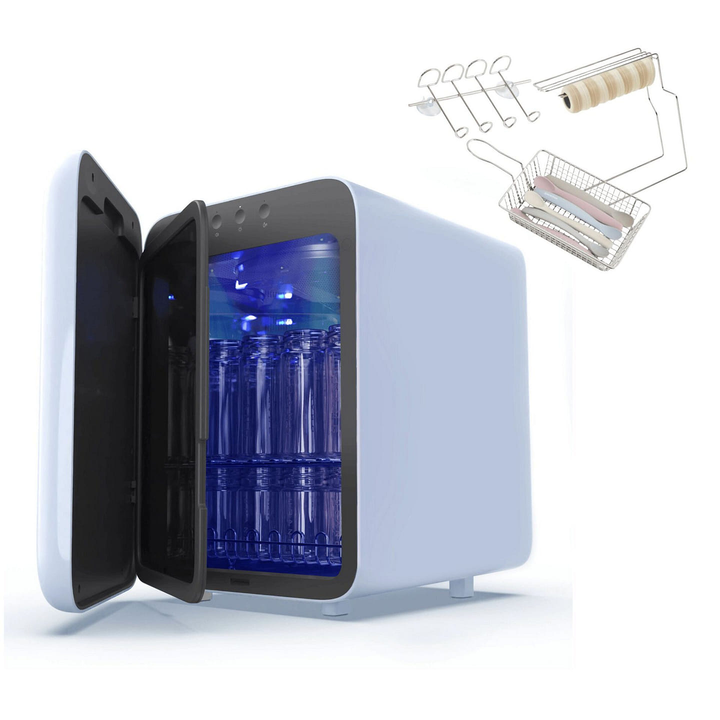[UPANG] UV Sterilizer + 3 Racks & Holder Set 1 count