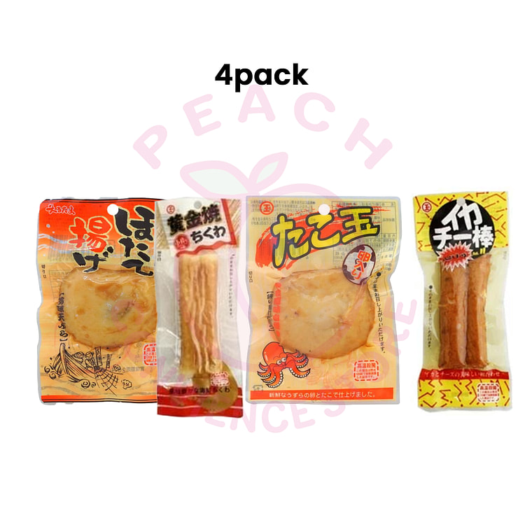 丸玉水产混合口味海鲜组合 4包装