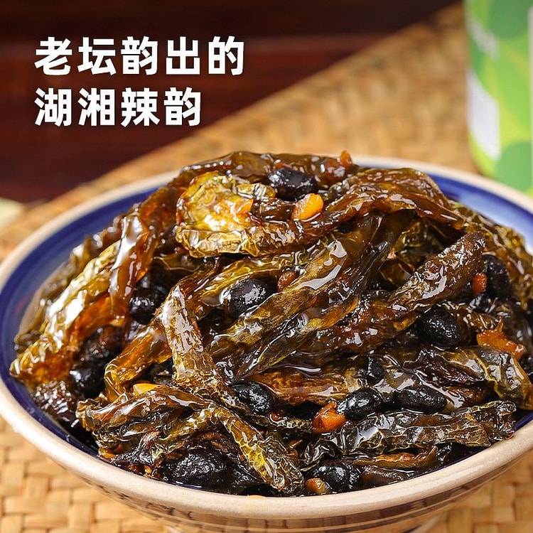 湖南特产老坛晒辣椒腌辣椒干辣椒拌饭1瓶