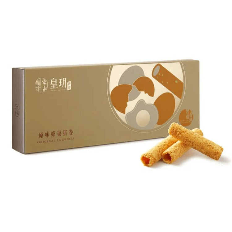 [香港皇玥] 金獎 原味蜂巢蛋卷精装礼盒 84 克