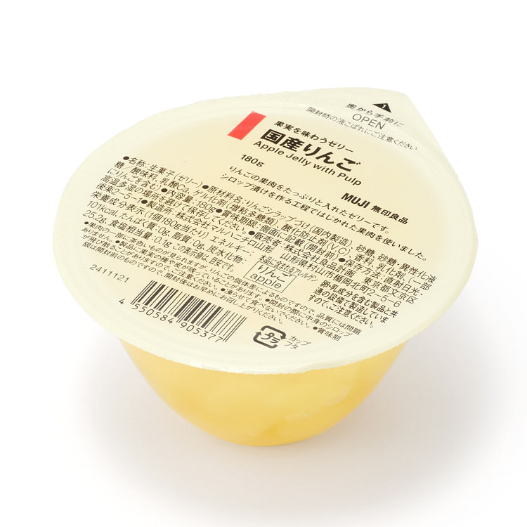Thạch trái cây hương táo MUJI 180g