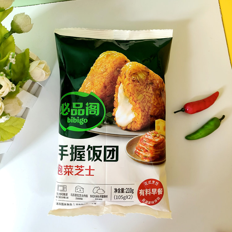 Cj Bipincourt Triangle Hand-held rice ball Kimchi Cheese 2 instant 210g*1 b