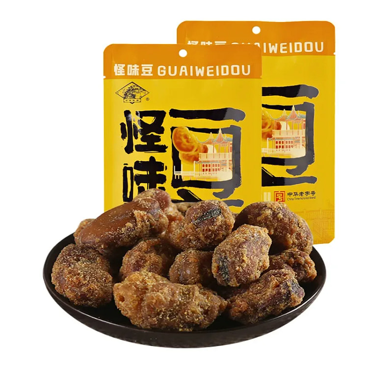 上海老城隍庙香酥怪味豆 老上海特产蚕豆小吃1袋 200 克