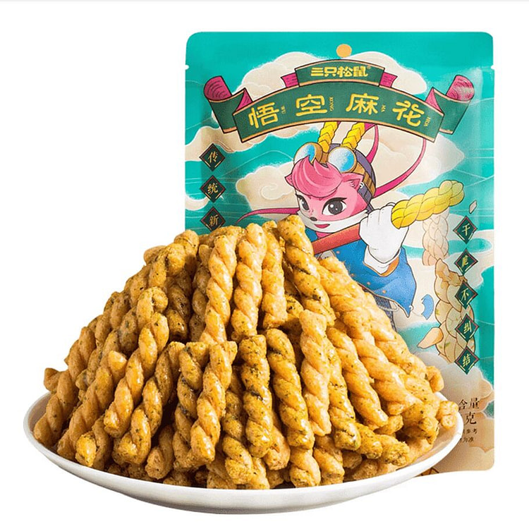 Small Fried Dough Twists seaweed flavor 108g 108 g