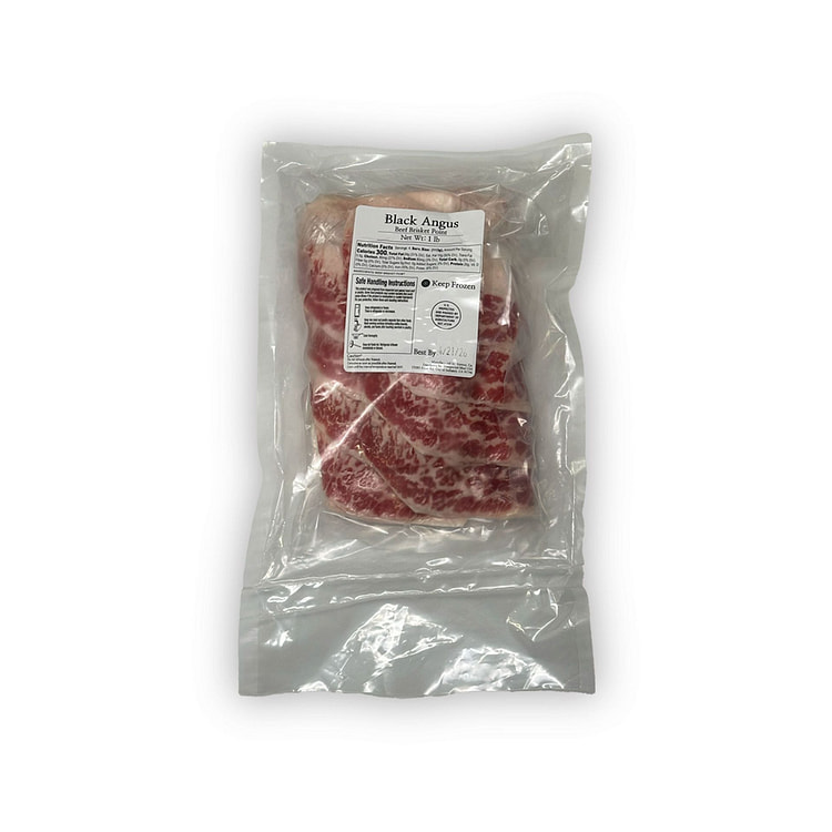 Black Angus Beef Brisket Point Slice Cut
